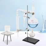 1000ML Distillation Apparatus Kit Chemistry Lab Essential Oil Distilling Glass. Fixed Price $82.26.