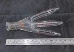 Kimble Kontes Cow Type Distillation Receiver, Four 3ML Tubes #288200-0000. Fixed Price $38.58.