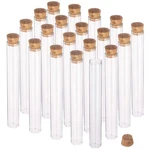 15 Pack 40ML Glass Tubes Transparent Decoration Bottles With Cork Stoppers Fo.... Fixed Price $22.33.