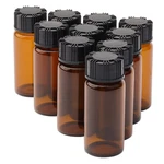 Jiuwu Pack Glass With Screw Caps Amber Small VIALS10 Ml Vialsg.... Fixed Price $14.00.