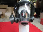 Scott AV-3000 Fire Fighter Scba Mask Medium 5 Point W/kevlar Net Voice Amp. Fixed Price $140.00.