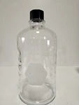Kimble KIMAX-35 Glass Graduated Media Bottle 1000ML With Hand Grooves. Fixed Price $75.00.