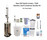 New Spirits Create+ T500 Ss Condenser Distillery -35L Turbo Boiler Ki. Fixed Price $434.75.