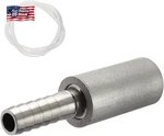 Ferroday 0.5 Micron Diffusion Stainless Steel Aeration Stone With 1/4" Barb For. Fixed Price $11.53.