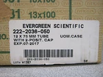 Lot Of 625 Evergreen 222-2036-050 5ML Culture Tubes 12X75 Sterile Polystyrene. Fixed Price $99.99.
