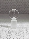 Kimble # 850100-0008 Glass Pennyhead Stopper Size. Fixed Price $30.00.