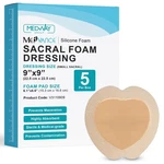 Medvance Sacral Foam Dressing, Bed Sore Bandages, 5 Pack, 9"X9". Fixed Price $49.99.