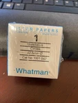Whatman Qualitative Filter Papers, Grade 1, Cat No 1001-042. Fixed Price $10.00.