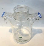 Bellco 3000 Ml Double Sidearm Borosilicate Glass Bioreactors Cell Culture Flask. Fixed Price $85.00.