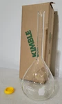 Kimble 28008-1000 Kimax 1000ML Class Volumetric Flask With Yellow Pe Snap Cap. Fixed Price $20.75.