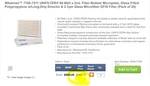 25 Pack) 96-WELL 2ML Gf/d Bottom Microplate Unifilter Long Drip A4S3. Fixed Price $275.00.