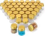 Jiuwu 42-PACK Glass JARS,20ML Small Bottles With LIDS,2/3 Oz Mini 37X. Fixed Price $28.92.