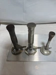 3X Lot Humboldt Gas Bunsen Burner Lab Chemistry Pyrex. Fixed Price $49.99.