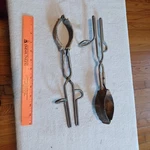 13" Pair Tongs Beaker Tube Scientific Laboratory Science Chemistry. Fixed Price $20.00.