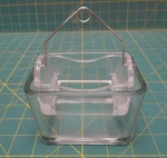 Mercer Glass Biological Staining Dish Holds 20 Slides P/n 29-6700. Fixed Price $75.00.