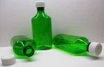 200 Lot Green Graduated Oval Medicine Plastic Rx Bottles/ Caps 4 Oz 118.3 Ml. Fixed Price $89.95.