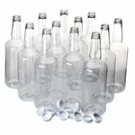 Long Neck Quart Plastic Bottles. Fixed Price $32.98.