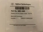 Sieves For Outlet Valve Agilent. 10/PK. Pn: 5063-6505. Fixed Price $15.00.