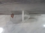 Vintage Kimble Kimax 600ML-90C No. 28490 Lab Glass Filter Funnel. Fixed Price $49.95.