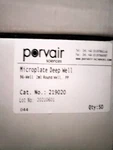 Porvair Sciences 219020 96 Deep Round Well Plate, Ml, Polypropylene: 50/CASE. Fixed Price $52.50.