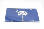 South Carolina Palmetto Moon Aluminum Metal Novelty License Plate Tag. Fixed Price $9.95.