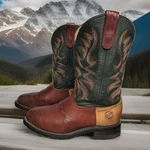 Double H Boots Mens 7D Cowboy Steel Toe Western Oil Resistant Aeroglide Work. Fixed Price $100.00.