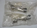 Lot Of 2, Fisher 5-769-1, 2-PRONG Fixed Angle, Adjustable Buret Clamp. Fixed Price $12.50.