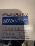 New!!! Advantec CCS-020-C1B Disposable Capsule Filters, Pes; 0.20 M. Fixed Price $159.97.