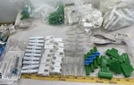 Mixed Lot Of 58 Labware Fittings: Hdpe Stopcock, Kartell Non-return Valves, Dura. Fixed Price $25.00.