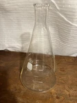 Pyrex 4980 4000ML Heavy Duty Rim Graduated Glass Erlenmeyer Flask. Fixed Price $25.00.