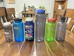 Six (6) Nalgene 32 Oz 1000 Ml Rei And Promo Narrow & Wide Mouth Water Bottles. Fixed Price $65.00.