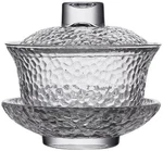 Ybk Tech Crystal Gaiwan, Glass Kung Fu Tea Cup With Saucer And Lid, Chinese T.... Fixed Price $15.94.
