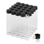 30ML Clear Glass Vials With Screw Caps And Plastic Stoppers, Small Liquid Sample. Fixed Price $24.89.