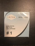 United Scientific FPR009 Filter PAPER,9 CM,PK100. Fixed Price $6.99.