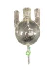 Kimax Pyrex Glass 1L 34/45 24-40 4-NECK Thermometer Round Bottom Flask W/ Drain. Fixed Price $69.99.
