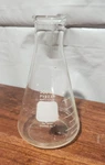 Corning Pyrex 500ML Erlenmeyer Flask Thick Rim No. 4980 Stopper Size 7. Fixed Price $14.99.