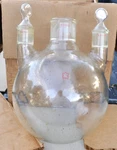 Giant Kontes 3 Neck Flask Glass 71/60 10 Litre Gallon. Fixed Price $395.00.