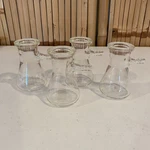 Lot Of United 50 Vacuum Filter Flasks Fg 5340 Sidearm Lab Glassware. Fixed Price $44.20.