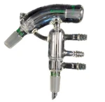 Chemglass Jacketed Short Path Distilling Head Vigreux Indents CG-1240-11. Fixed Price $139.29.