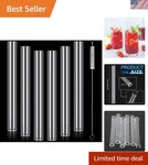 Clear Borosilicate Glass Tubes 12MM Od - 6 Pcs, Perfect For Blowing & Testing. Fixed Price $16.99.