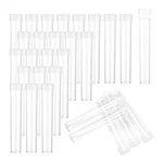 Ph Pandahall Plastic Tube 0.51"X2.95"-100PCS, CLEAR-0.51"X2.95". Fixed Price $30.99.
