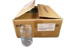 Qorpak 8OZ Clear Standard Wide Mouth Bottle With Thermoset Cap GLC-01770 (24/CS). Fixed Price $48.99.