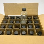 Qorpak GLC-01135 Clear Boston Round Bottle Oz Tin Foil Lined Cap 24 Count Pack. Fixed Price $49.95.
