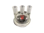 Kontes Glass 24/40 3-NECK 4" Flange Reaction Vessel Flask Top Lid 612500-0021. Fixed Price $139.99.