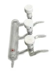 Ace Glass 235MM 3-PORT Left Single Bank Inert Gas Vacuum Manifold Ptfe Plug 8730. Fixed Price $398.24.
