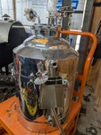 25L Stainless Steel 316L Jacketed Vessel. Fixed Price $1500.00.
