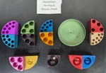 Chemglass CG-1991-P Tray & 13 Different Pie Blocks Reaction System, Best!. Fixed Price $399.99.