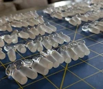 Lot (25) Of Pyrex/kimax Glass Stoppers, Size #9, #7661-9, Solid Pennyhead, A+. Fixed Price $50.00.