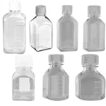 Nalgene Transparent Lexan Polycarbonate Square Storage Bottle - Clear. Fixed Price $8.50.