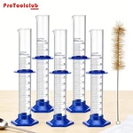 5 Pcs Graduated Cylinder 100ML Measuring For Lab Liquid Usa. Fixed Price $23.99.